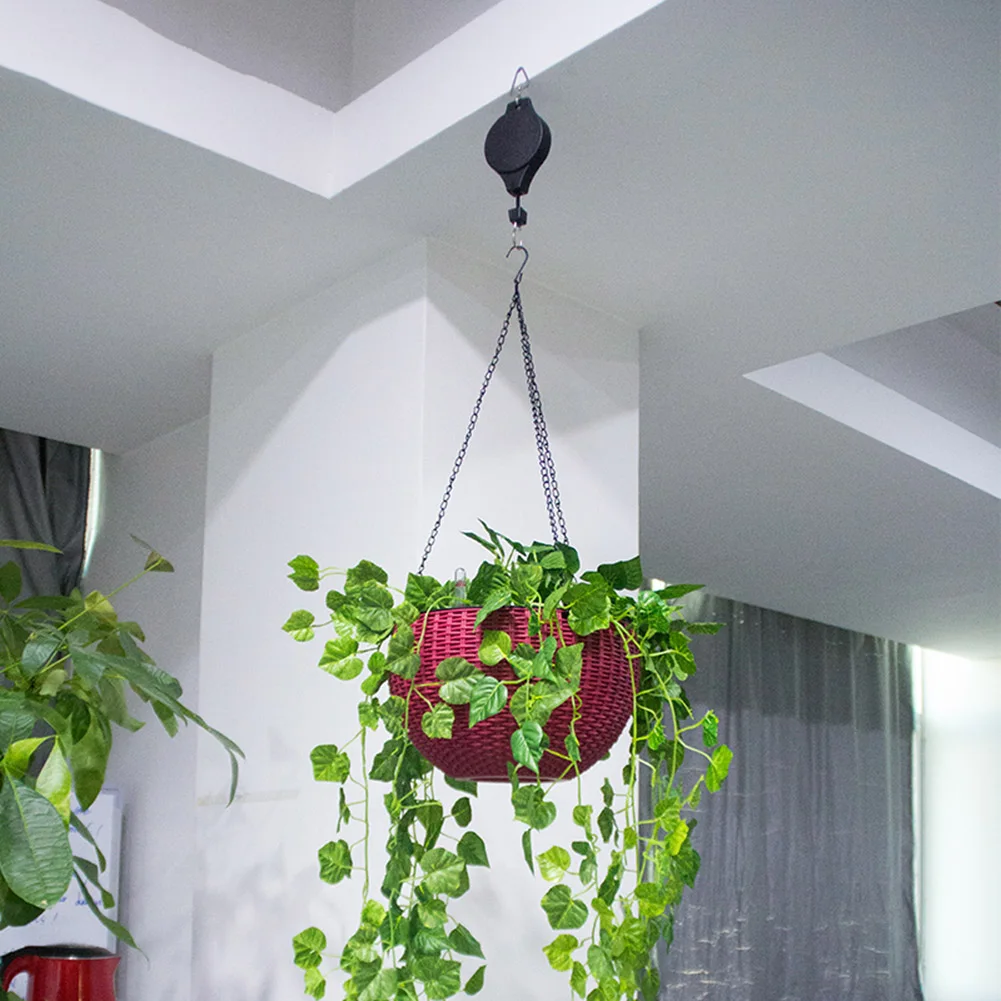 Телескопический крючок подвесной цветочный горшок с орхидеями регулируемый для