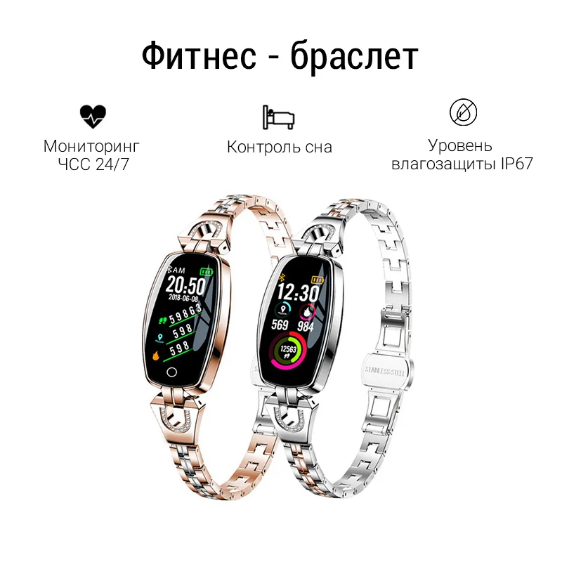 Умные часы LEMFO H8 с мониторингом состояния здоровья [доставка из