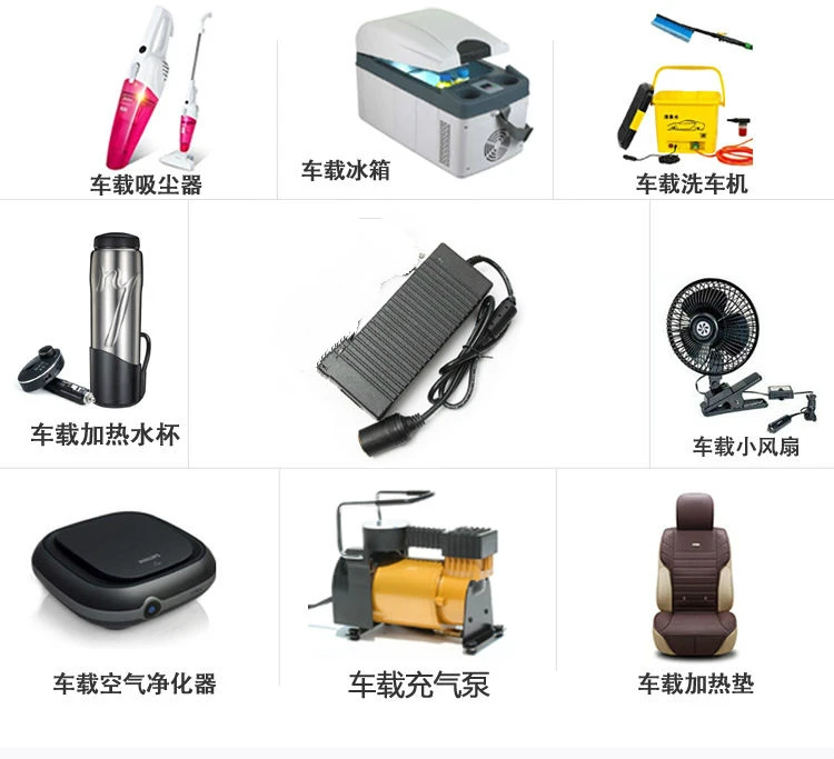 Автомобильный преобразователь напряжения 100 240 в перем. Тока на 12 пост.