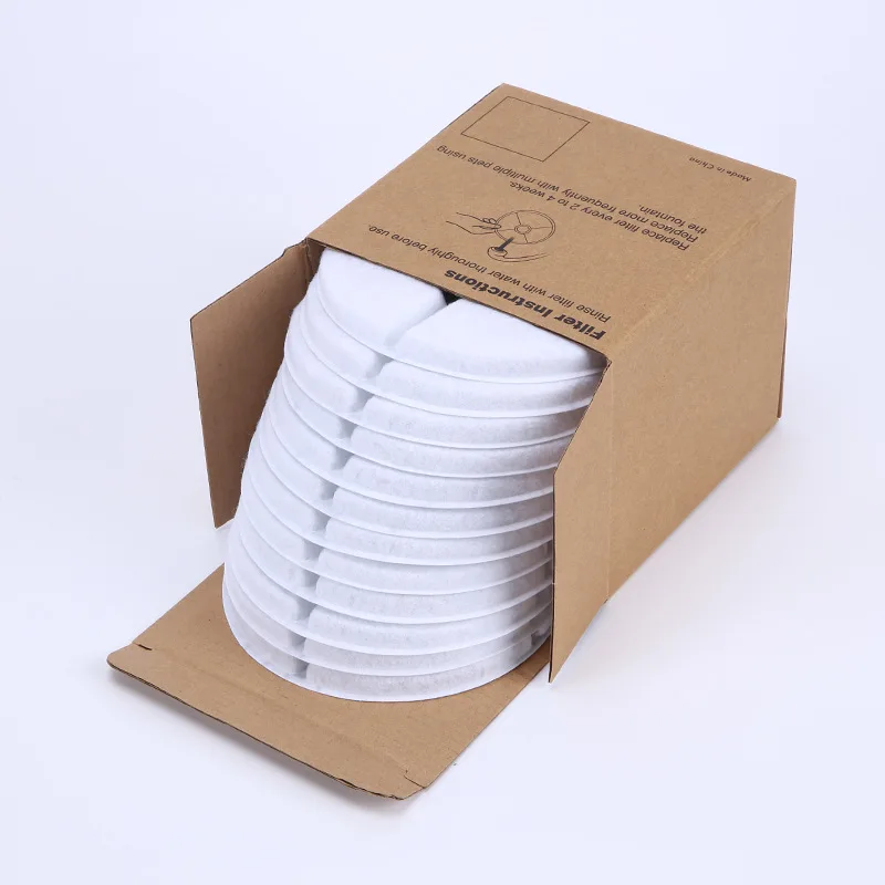 Pet Замена активированный уголь водяной фильтр с диспенсером кошка фонтан воды