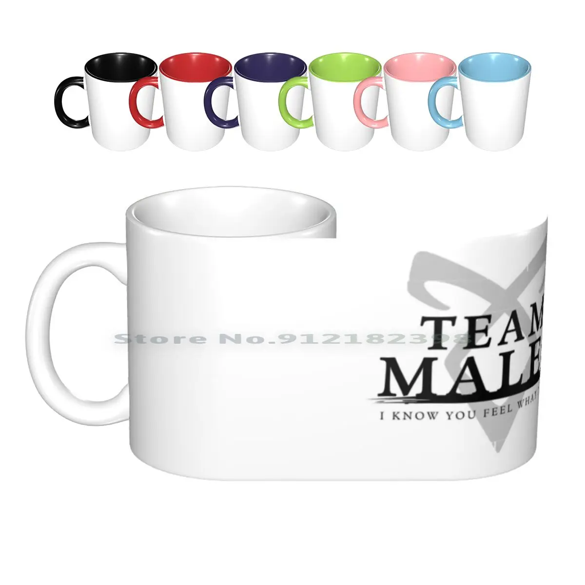 

Shadowhunters - Team Malec Ceramic Mugs Coffee Cups Milk Tea Mug Badcatdesigns Shadowhunters Alec Lightwood Magnus Bane Malec