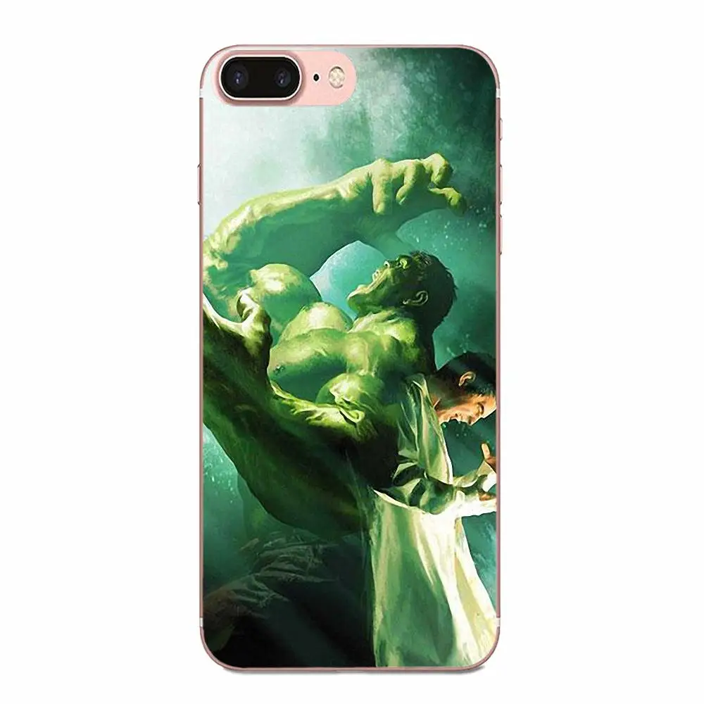 Силиконовый чехол-накладка с принтом персонажей из мультфильма Incredible Hulk для Galaxy