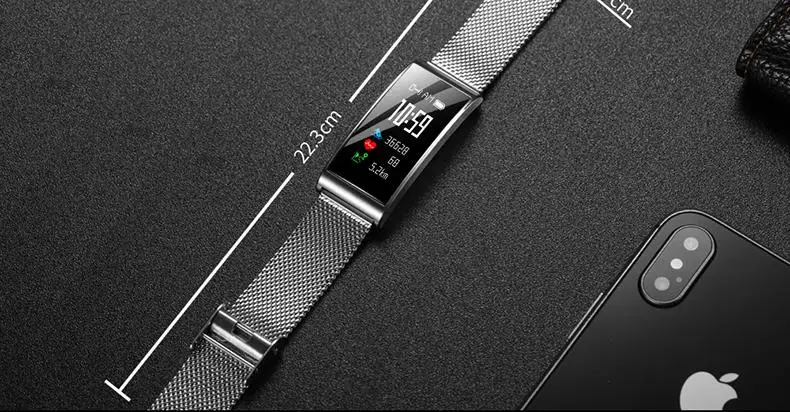 Металлические умные часы влагостойкие умные часы с ремешком Bluetooth спортивные браслеты кровяное давление фитнес-трекер