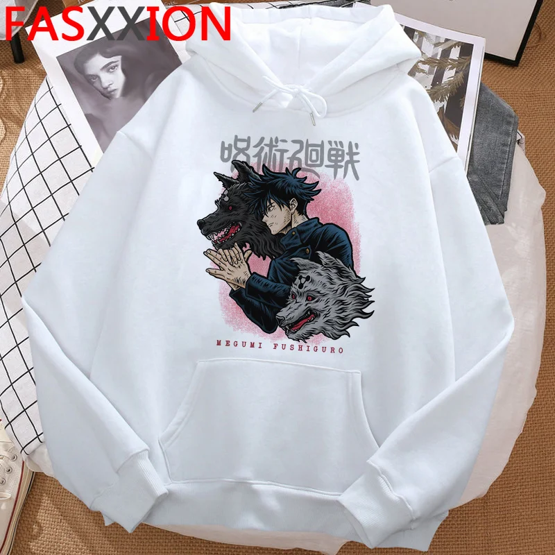 

Anime Jujutsu Kaisen Yuji Itadori Gojo Satoru hoodies female Oversized hip hop women sweatshirts clothing grunge y2k aesthetic