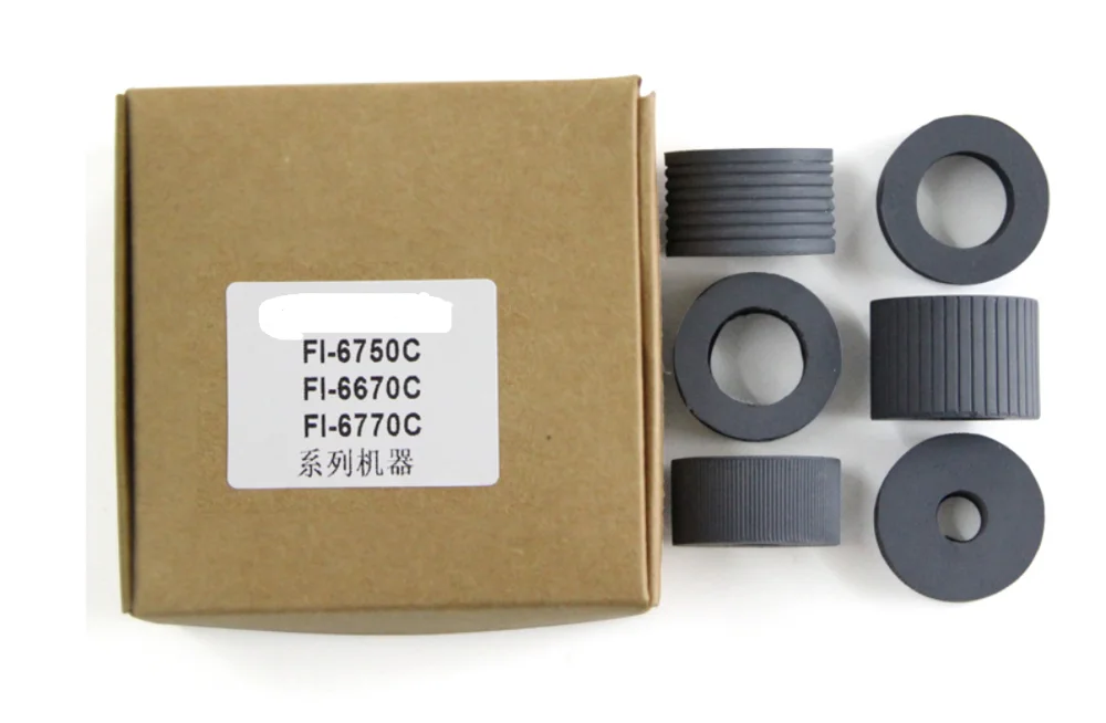 6 шт./компл. Новый сканер пикап роликовый комплект совместимый для Fujitsu fi 6770C 6750C 6670