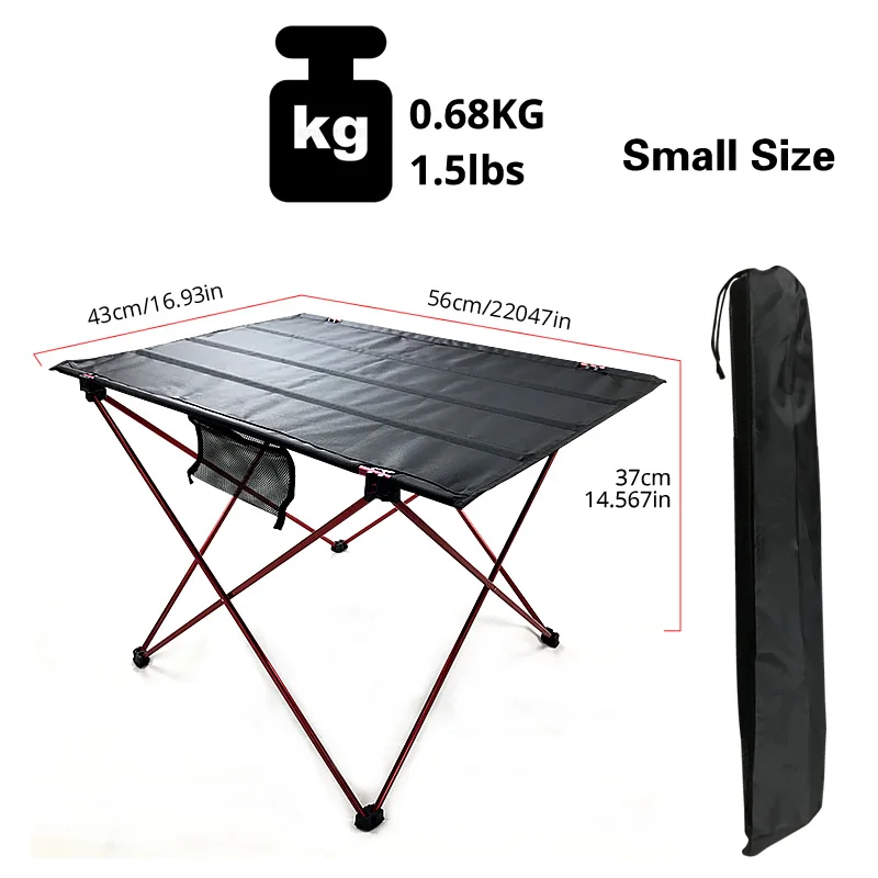 Легкий стол для пикника на открытом воздухе из алюминиевого сплава пляжа