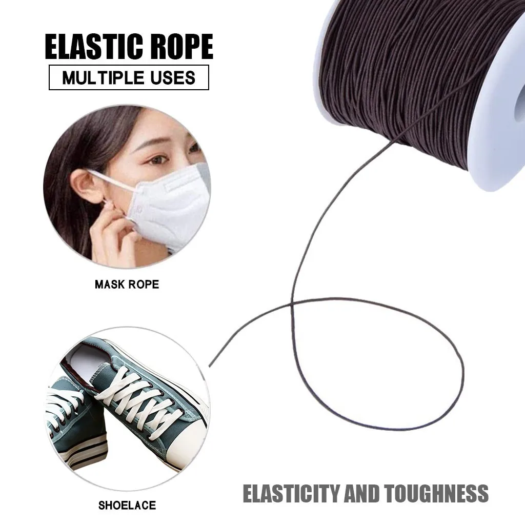 Маска для ушей веревка плоские эластичные шнуры эластичная нить 1 мм лента