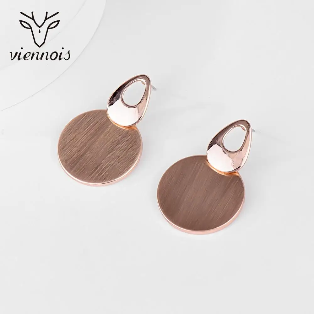 От Viennois покрытие из Дубай Стиль длинные висячие серьги для женщин с