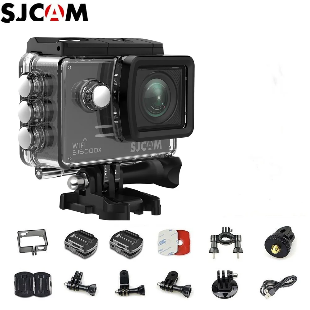 Экшн камера SJCAM SJ5000X Elite 2 0 100% оригинал ЖК дисплей NTK96660 Wi Fi 4K 24fps 2K30fps гироскоп спорт
