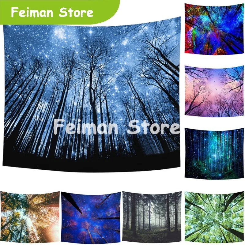 Украшение для дома гобелен с принтом Вселенная 3D Рисунок неба из полиэстера