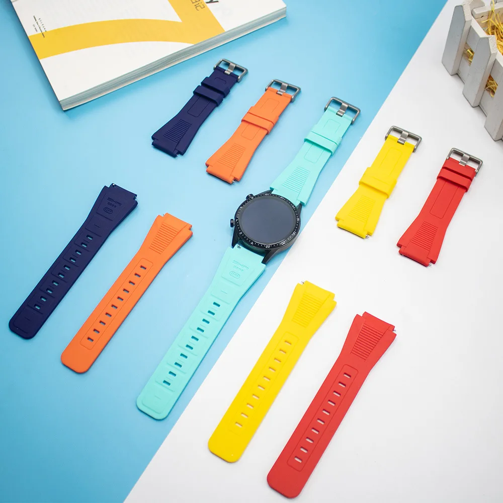 Силиконовый ремешок для часов Huami Amazfit GTR 47 мм/42 мм Bip Youth Lite Samsung Gear