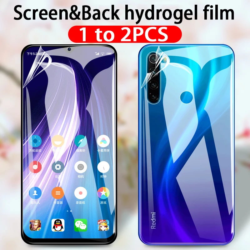 Гидрогелевая пленка для Xiaomi Redmi Note 8T 8 Pro T Redmi8 A 8A Note8t Note8pro Защитная экрана не