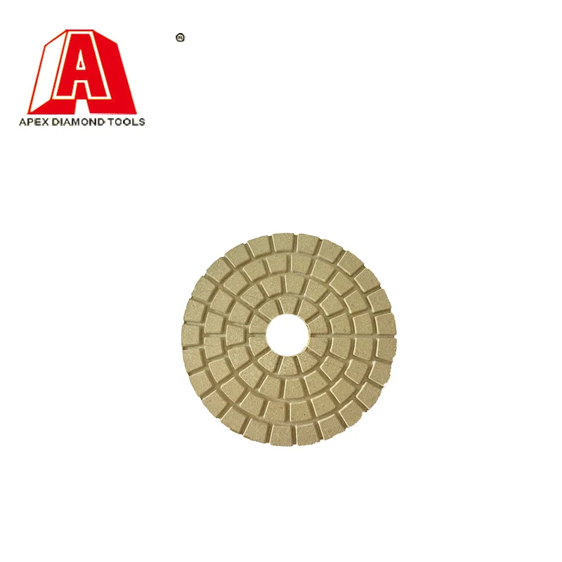 

Whtie Buff 4 Inch Set for Light Color Color Granite Slab Diamond Polishing Disc Polishing Cloth Diamond Circle Polishing Whee