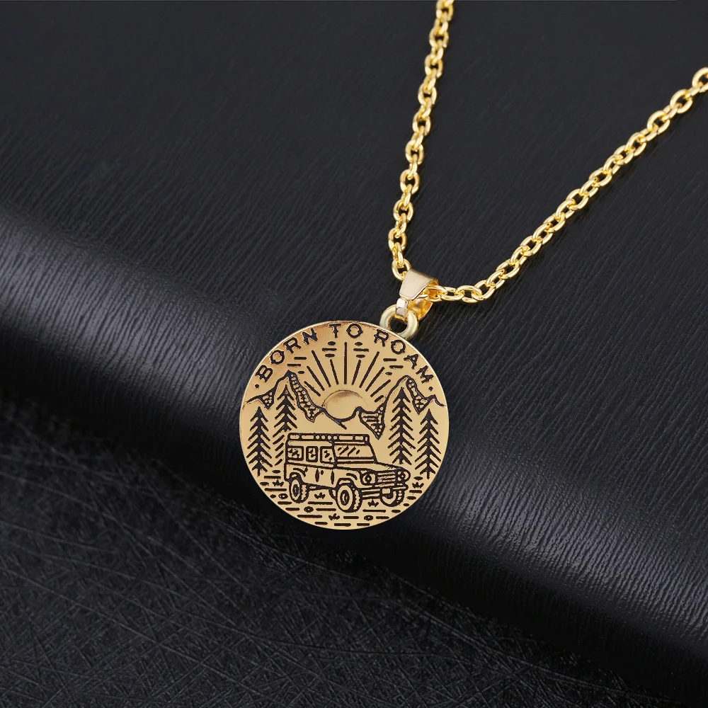 Ожерелье с подвеской Skyrim модное серебристое золотое ожерелье надписью Born To Roma &amp