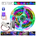 Светодиодная RGB лента WS2811 5050 SMD с индивидуальным Управлением по Bluetooth, 3 светодиода, полный комплект, 12 в пост. Тока