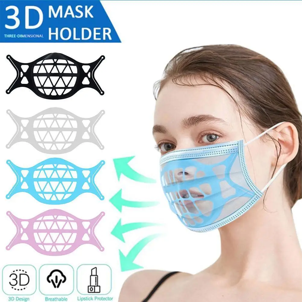 

Disposable mask holder, three-dimensional silicone inner non-stick lining, support anti-stuffing, breathable, lipstick fram L2R8