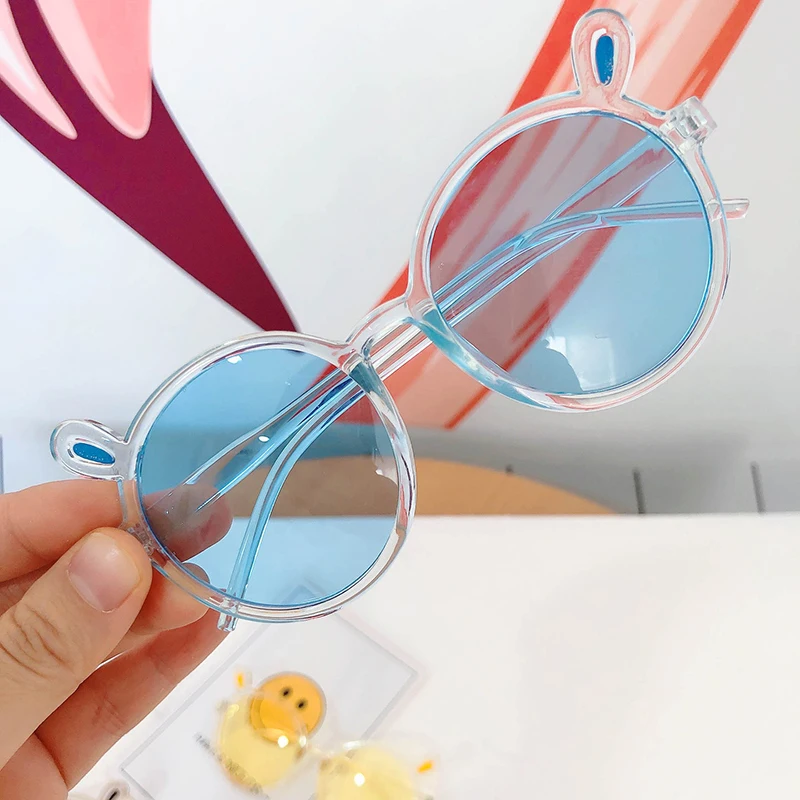 2021 модные детские солнцезащитные очки с мультяшным кроликом для мальчиков и