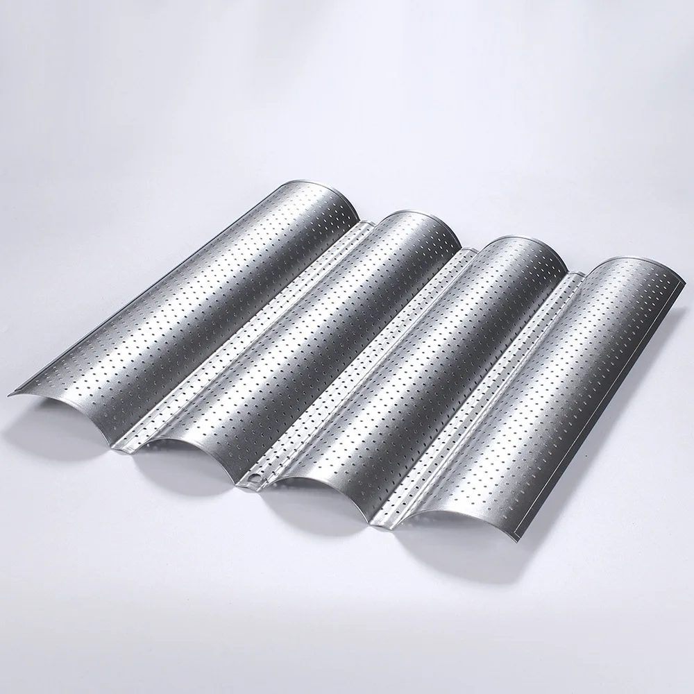 Форма для выпечки волнистый багет длинная палочка Нетоксичная посуда