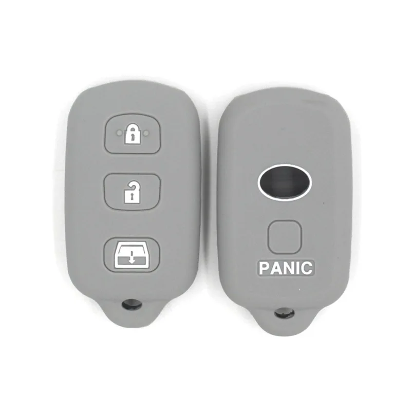 4 кнопки мягкий силиконовый дистанционный смарт-ключ для автомобиля чехол брелок