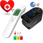 Бесконтактный ИК-термометр, быстрое измерение, легкий и портативный прибор для измерения уровня кислорода в крови, SpO2 PR, медицинское оборудование