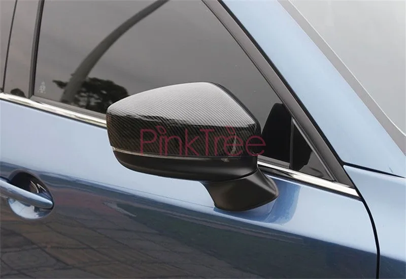Carbon Fiber Color Rear View Side Door Mirror Cover Cap Trim For Mazda Cx-5 Cx5 2017 2018 Decoration Styling | Автомобили и