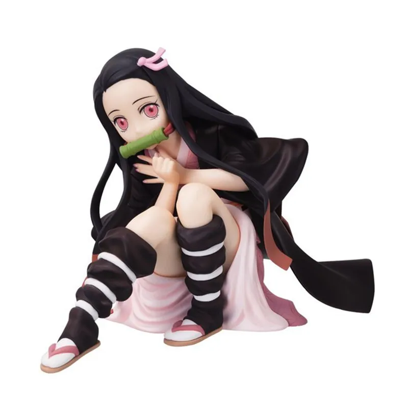 Многоцветный Аниме Фигурка модель демон убийца Kimetsu No Yaiba Q Posket Kamado Tanjirou Kamado Nezuko Agatsuma Zenitsu Фигурки игрушки - Цвет: Многоцветный