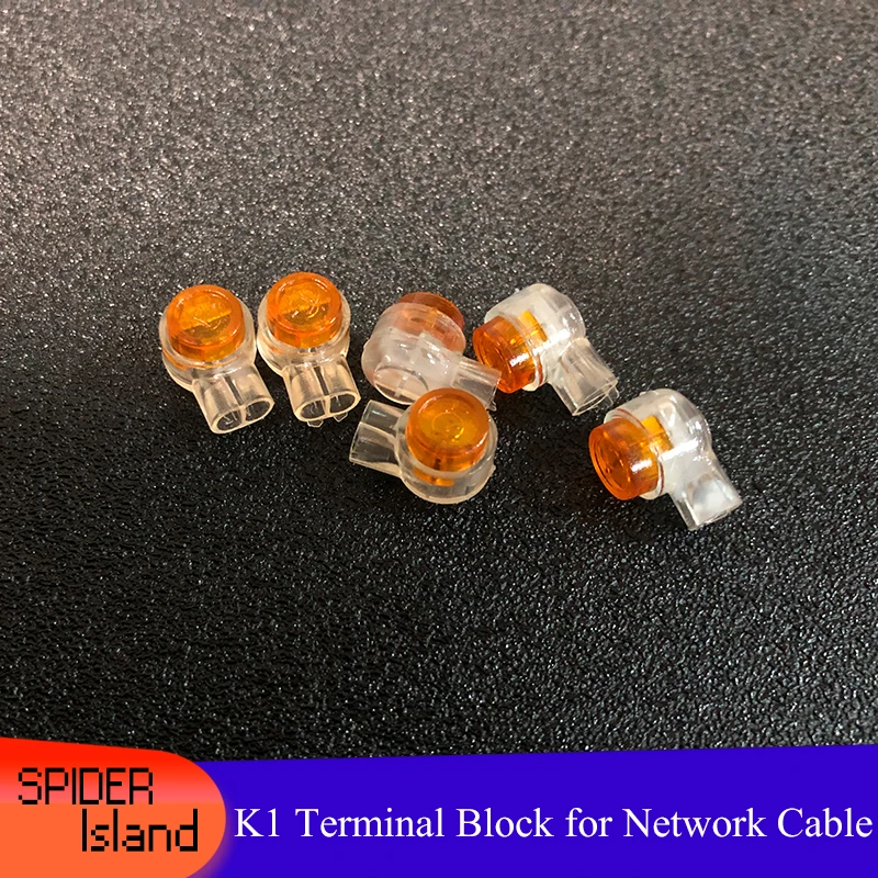 

K1 соединительный блок обжимные соединительные клеммы K1 Водонепроницаемая проводка Ethernet сетевой кабель телефонный шнур терминалы Бесплатная доставка