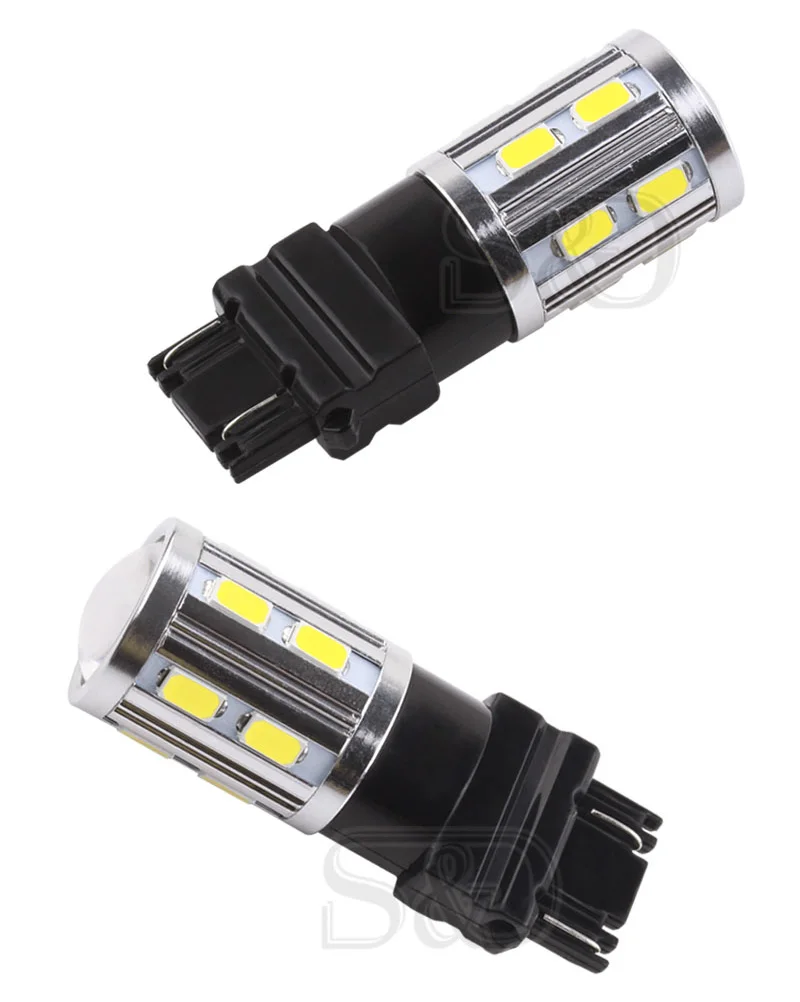 1 шт. T25 3156 3157 P27/7 Вт 12SMD 5730 Светодиодные лампы автомобилей стоп светильник футболка