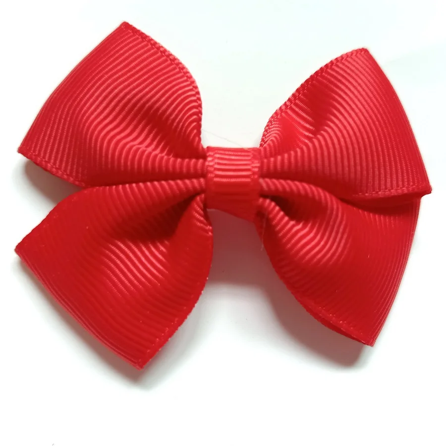 4PCS girls children hair clip ribbon bows hairclips kids hairpin accessories women headwear pins Barrettes bowknot |