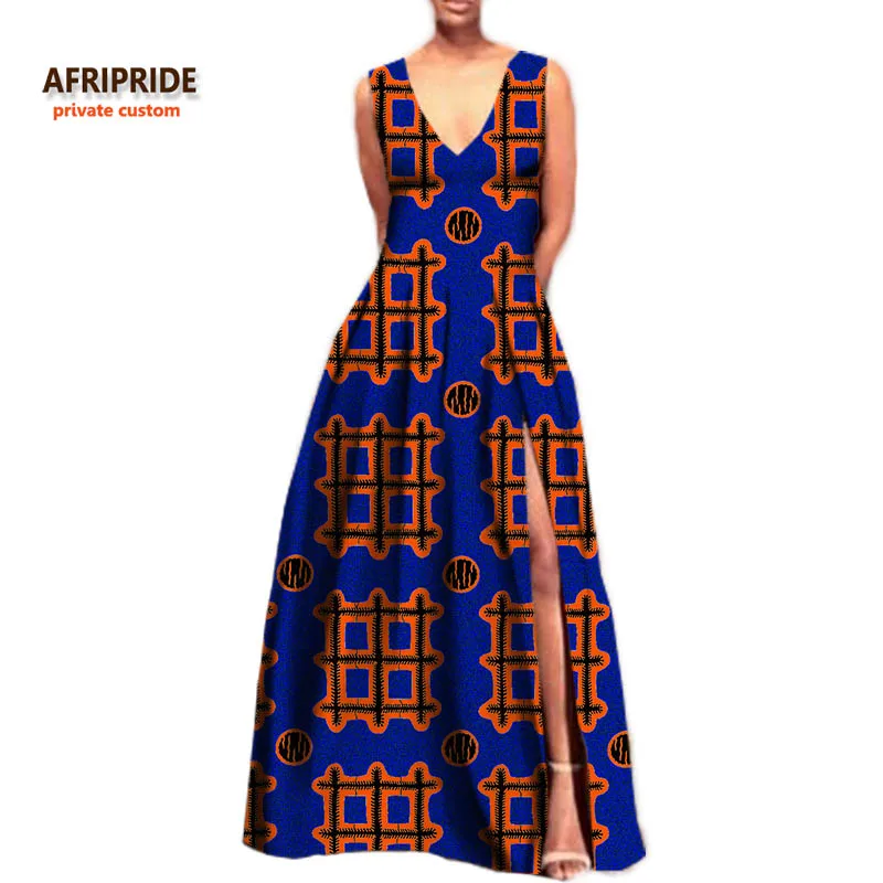 Летнее пляжное Повседневное платье для женщин AFRIPRIDE индивидуальное с глубоким v