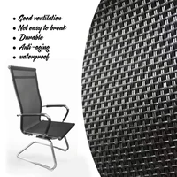 100135cm warterproof teslin fabric for diy outdoor beach recliner office chair pet placemat breathable teslin mesh pvc fabric