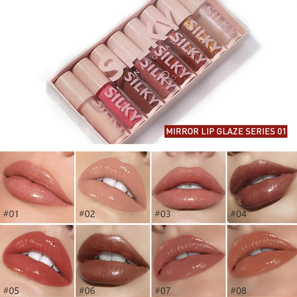 8 цветов/набор Увлажняющая помада для губ |