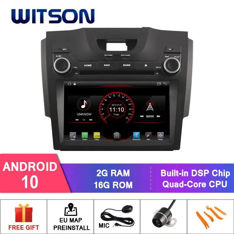 WITSON Android 10 автомобильный dvd-плеер для CHEVROLET S10/Trailblazer/Колорадо встроенный модуль WiFi