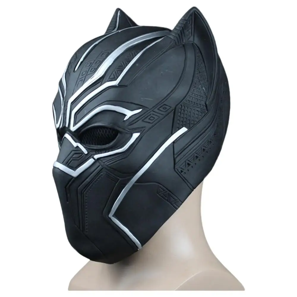 

Fast delivery Black Mask Face Mask Cosplay Costume Helmet Halloween Carnival Props