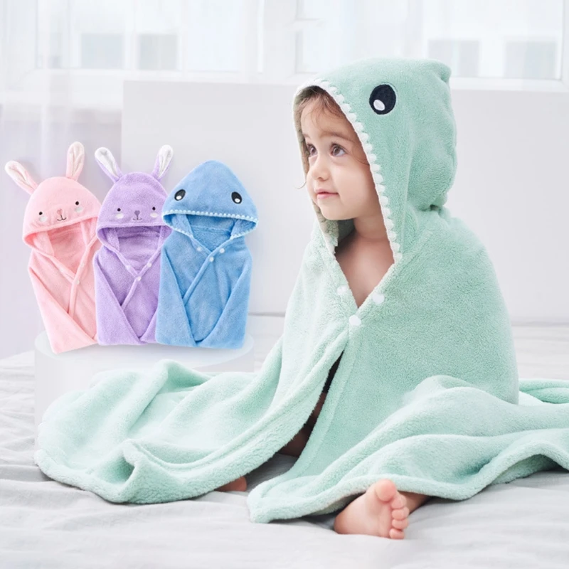 С рисунком мультяшных животных для детей от двух до восьми лет банное полотенце с