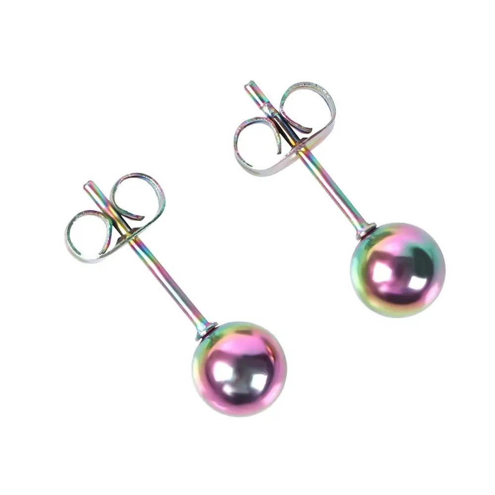 Комплект из 2 предметов хирургической стали с серебряным покрытием черный