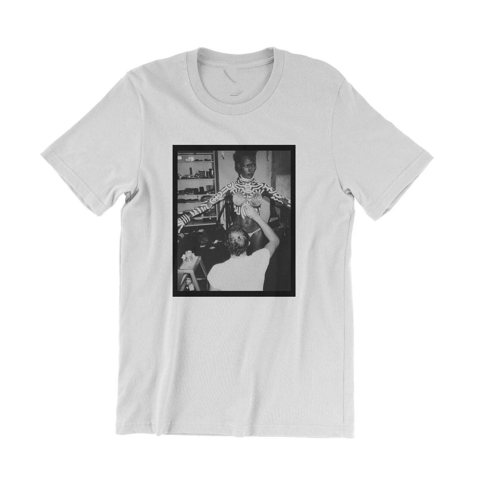 Грейс Джонс и Кит Харинг Футболка-NYC улица поп-арт диско рай гараж |