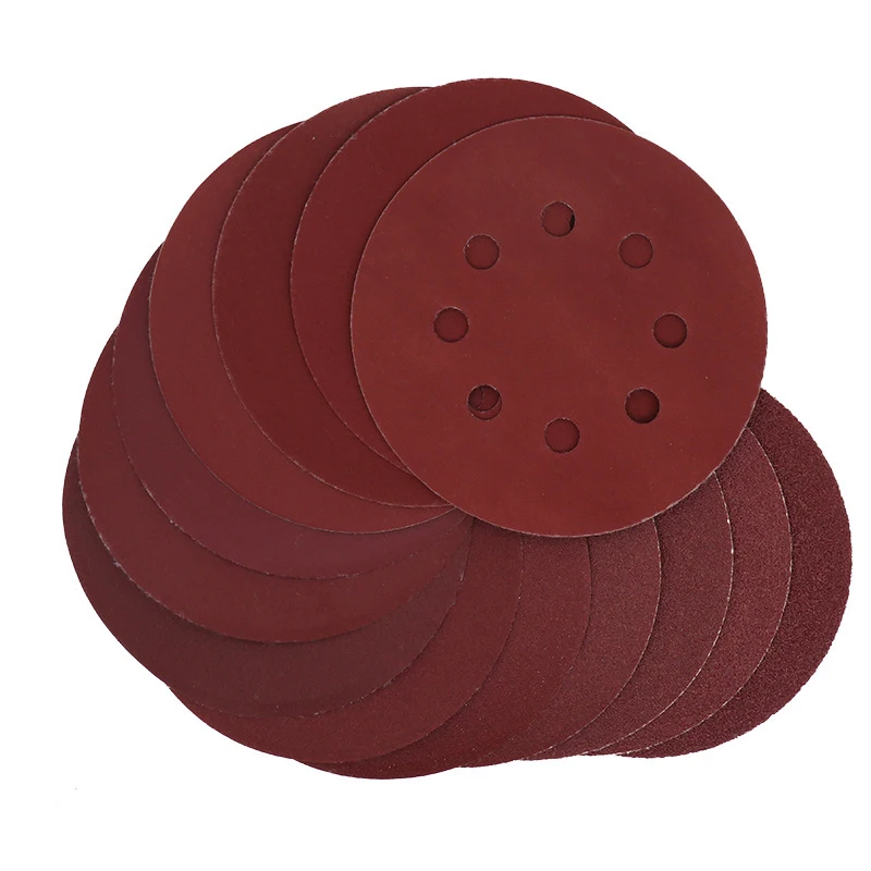 

Round Sanding Disc Polishing Sandpaper Red Brown Metal Plastic Grinding