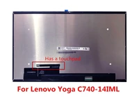 genuine new laptop touch screen module for lenovo yoga c740 14 display lcd digitizer assembly 5d10s39587