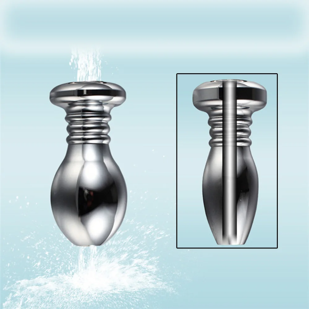 Клизма шприц для чистки анального дилатора металлическая полая Анальная пробка