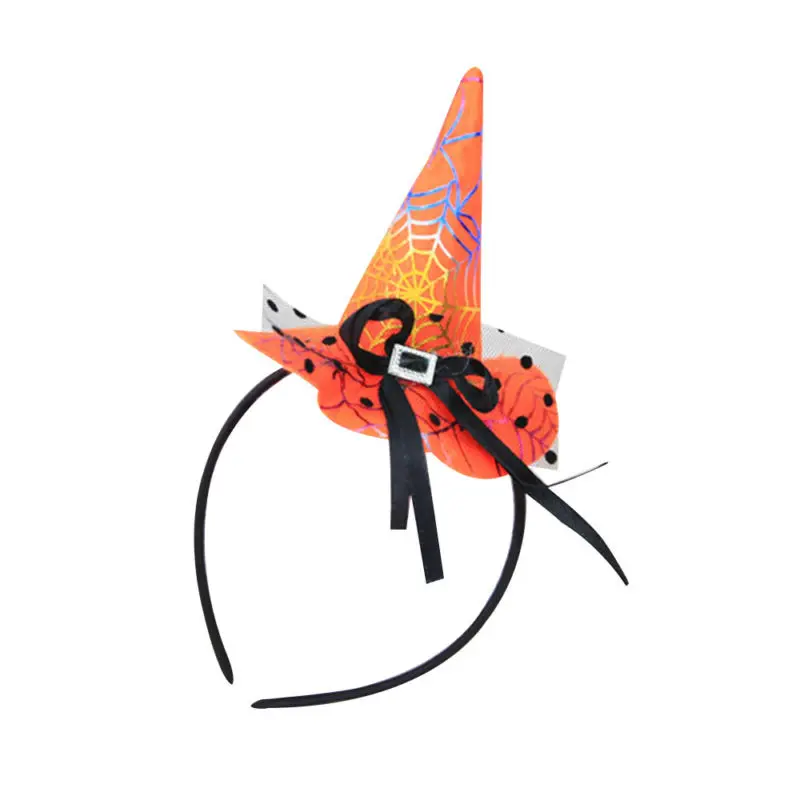 Halloween Pumpkin Sorceress Hat Witch Fancy Dress Party Costume Cap Decor for Kids Caps Adults Cosplay Home Tools | Дом и сад