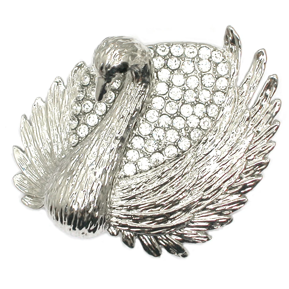 Swan Brooches For Women Weddings Party Office Brooch Pins Gifts