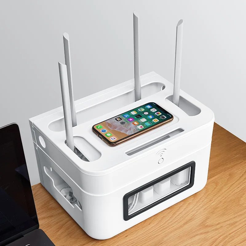 Wi Fi роутер коробка для хранения настенный органайзер ТВ провода передачи данных