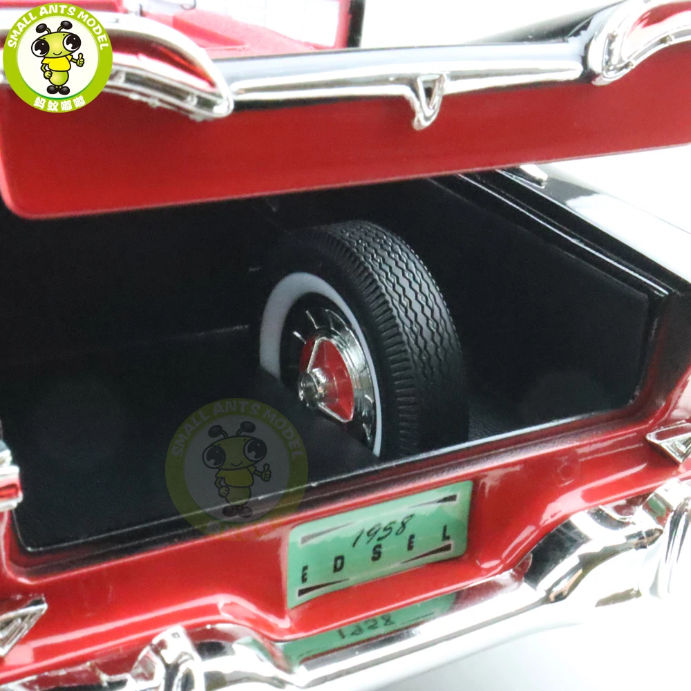 1/18 1958 Ford EDSEL цитирование дорога Подпись литая модель автомобиля игрушки для мальчиков и девочек подарок