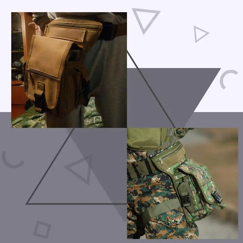 Поясная Сумка в стиле милитари забавная тактическая мужская сумочка на бедро