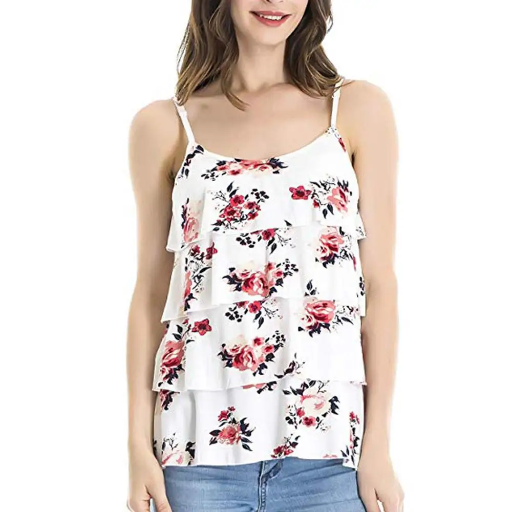 

Summer fashion pregnant women suspenders shirt printing breastfeeding baby vest clothes ladies maternity dress