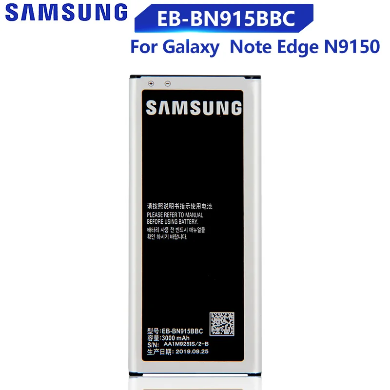 Оригинальный аккумулятор Samsung EB-BN915BBE EB-BN915BBC для Galaxy Note Edge N9150 N915S G9006V SM-N915G N915K N915L