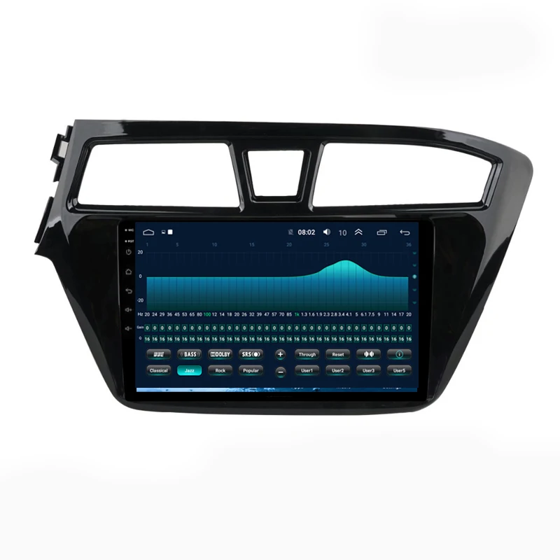 1" 2.5D ips Android 9,1 Автомобильный мультимедийный dvd-плеер gps для hyundai elite i20 радио DSP32EQ стерео навигации