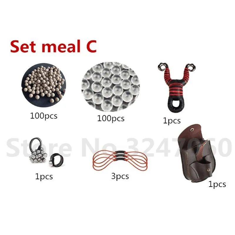 Мощный стрельба Рыбалка Рогатка охотничий костюм комбинация высокое качество