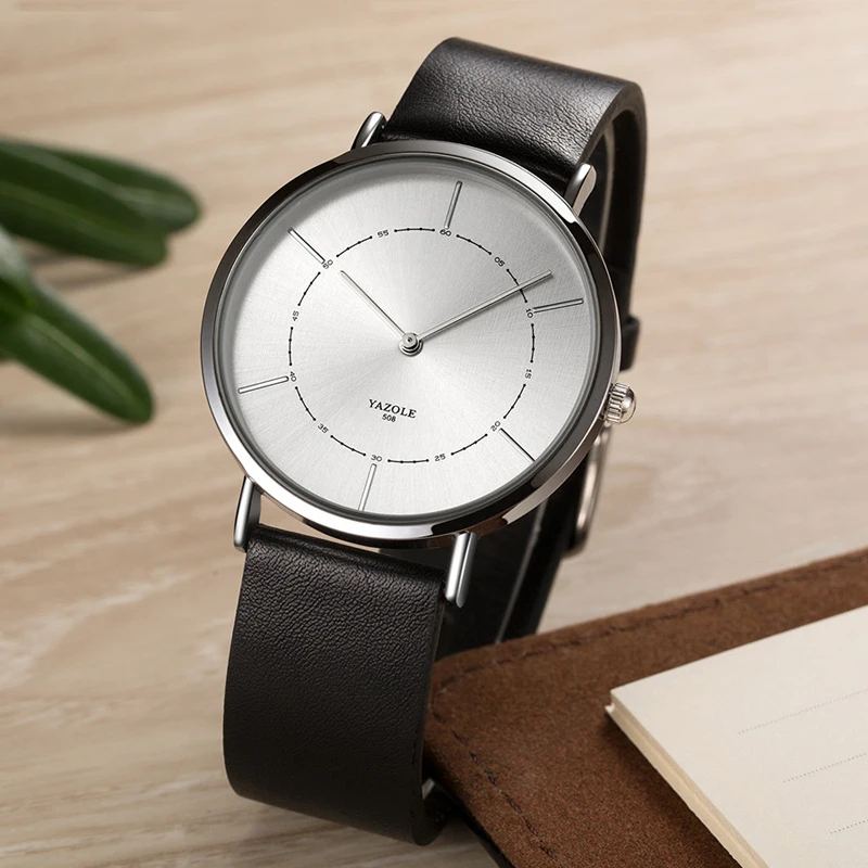 Часы YAZOLE мужские спортивные водонепроницаемые кварцевые | Наручные часы